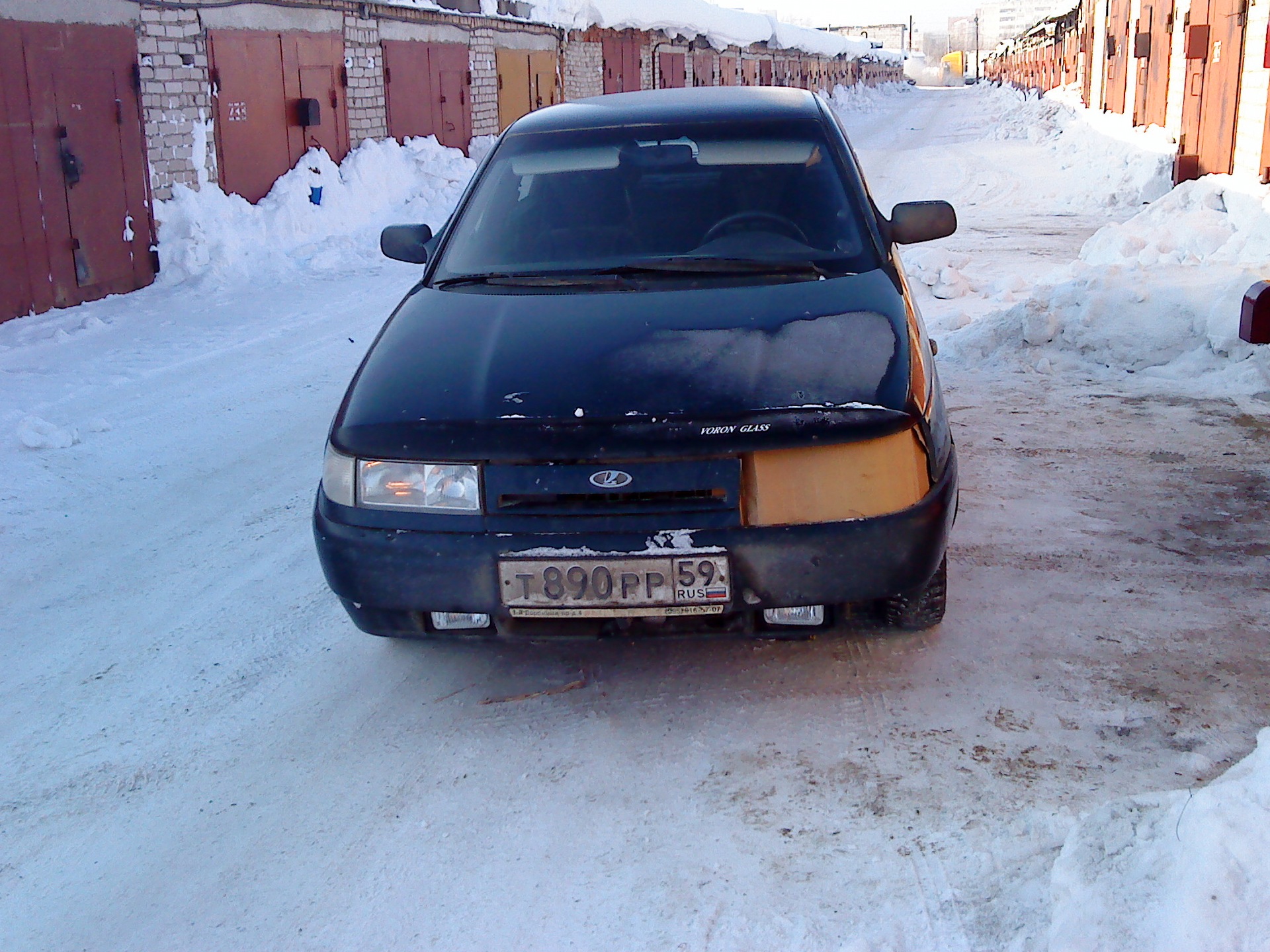 Чёрные глаза с белыми ресницами — Lada 21124, 1,6 л, 2005 года | тюнинг |  DRIVE2