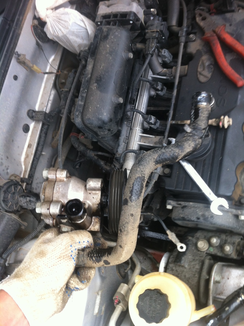 Восстановление убитого насоса ГУР — Hyundai Accent (2G), 1,5 л., 2006 ...