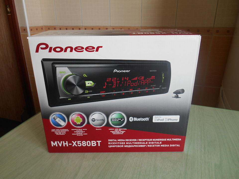 pioneer mvh x580bt схема