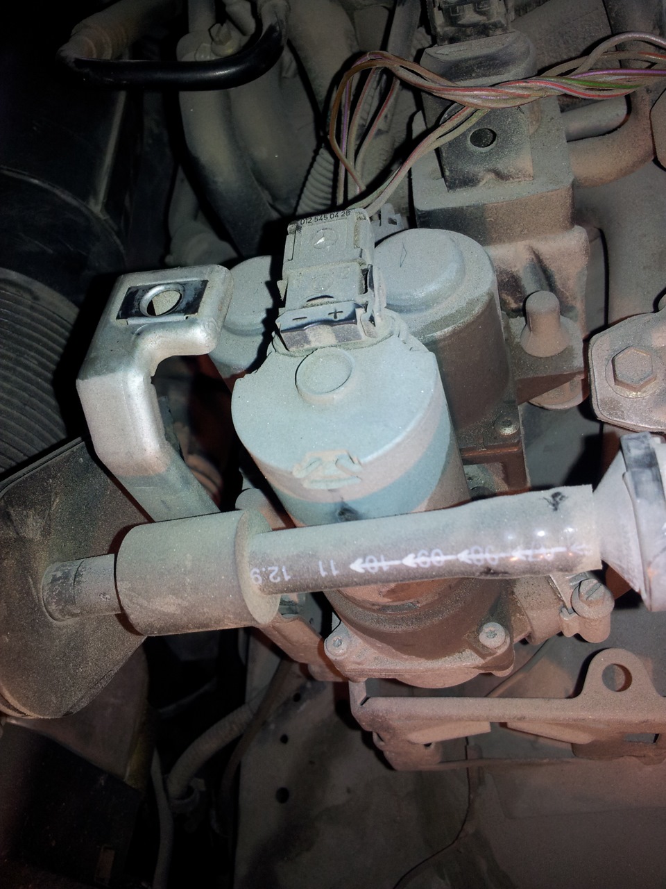 На холостых зимой дул холодный воздух, при оборотах горячий. — Mercedes ...