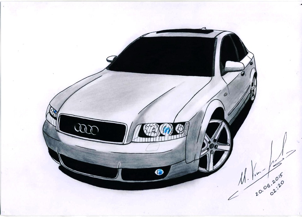 Картинка а 4 нарисована. Audi a6 с4 карандаш. Ауди а6 с5 рисунок универсал. Audi a4 b7 рисунок. Audi a4 avant Sketch.
