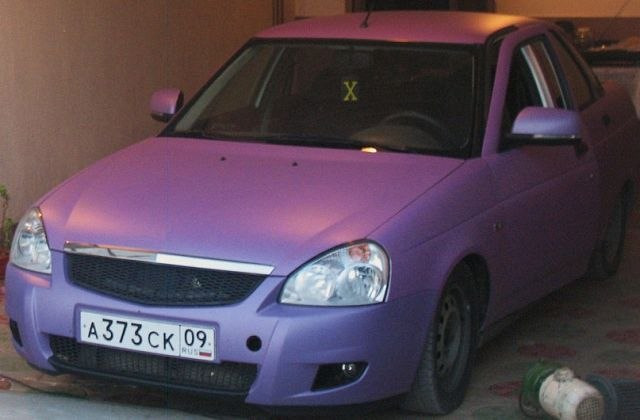 ВИНИЛ — Lada Приора седан, 1,6 л, 2013 года | стайлинг | DRIVE2