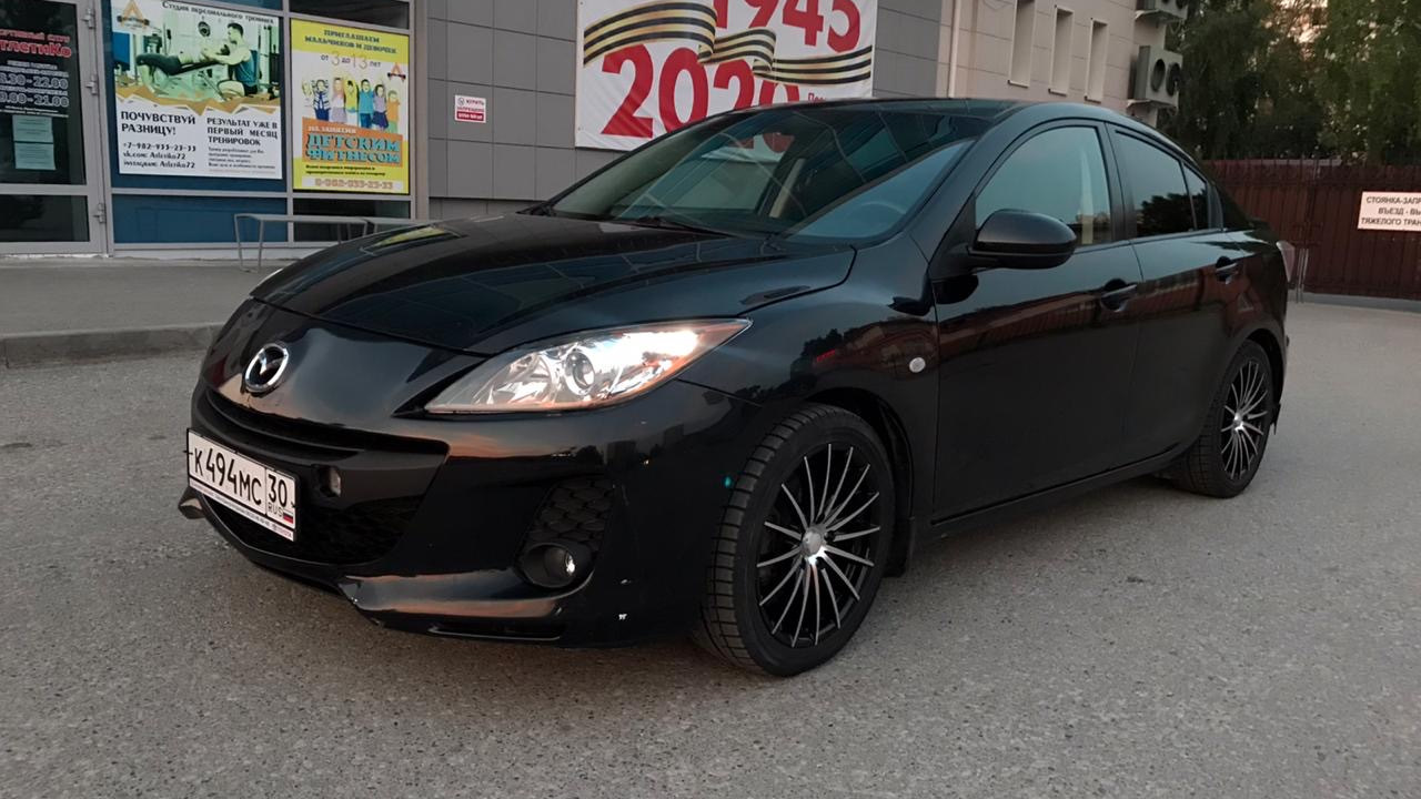 Mazda 3 (2G) BL 1.6 бензиновый 2011 | Чёрная мазда на DRIVE2