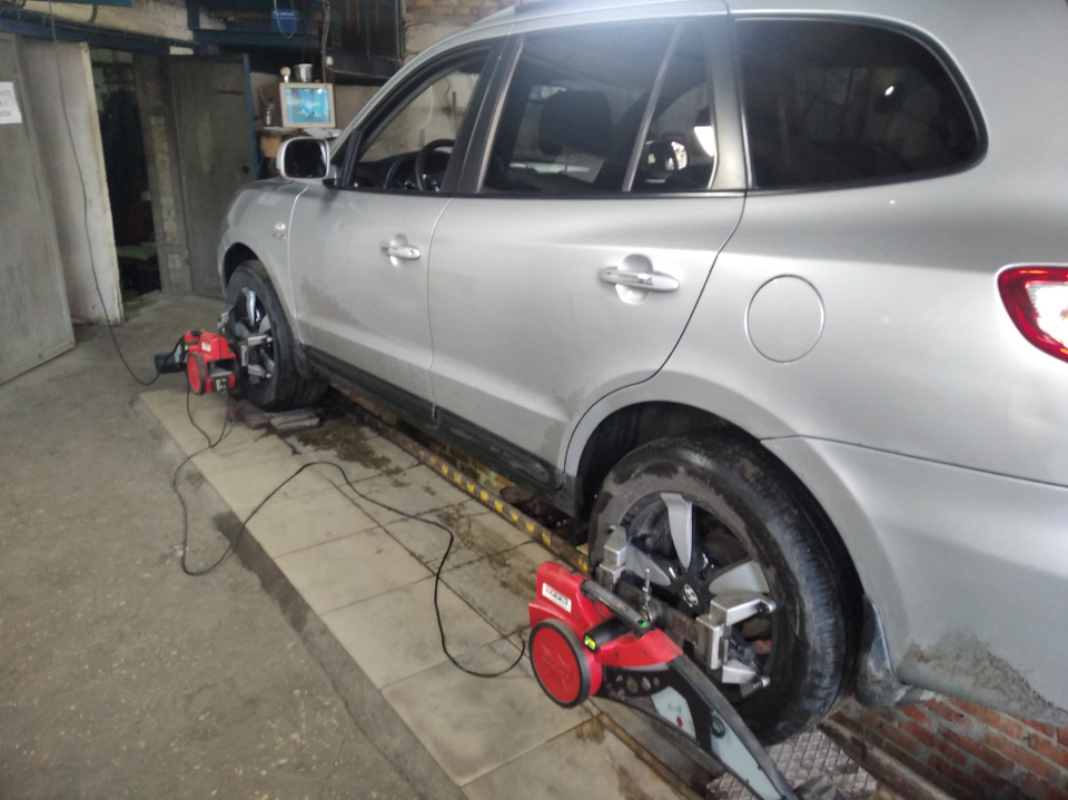 Ремонт задней подвески Санта Фе-2 — Hyundai Santa Fe (2G), 2,7 л, 2006 ...