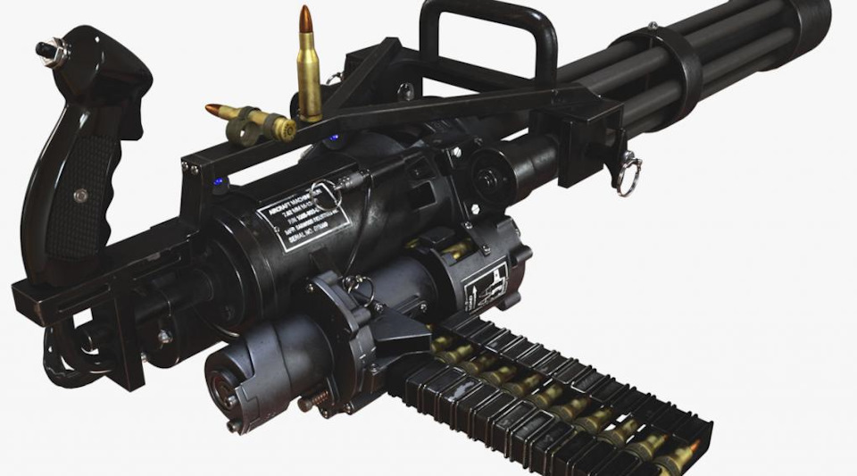 Многоствольный пулемет М134 "Миниган" (M134 Minigun) 