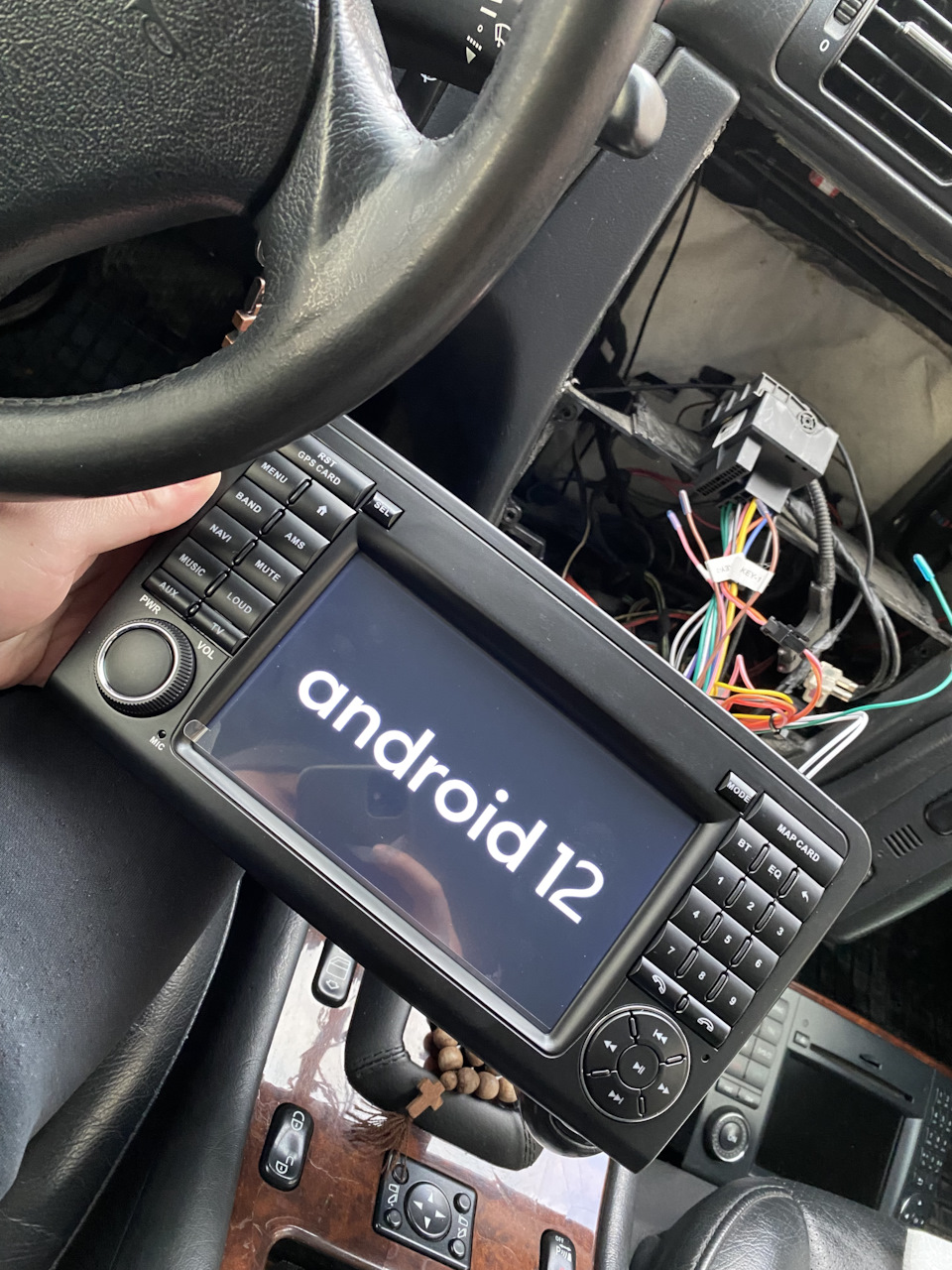 Магнитола — Mercedes-Benz M-Class (W163), 3,7 л, 2004 года | просто так ...