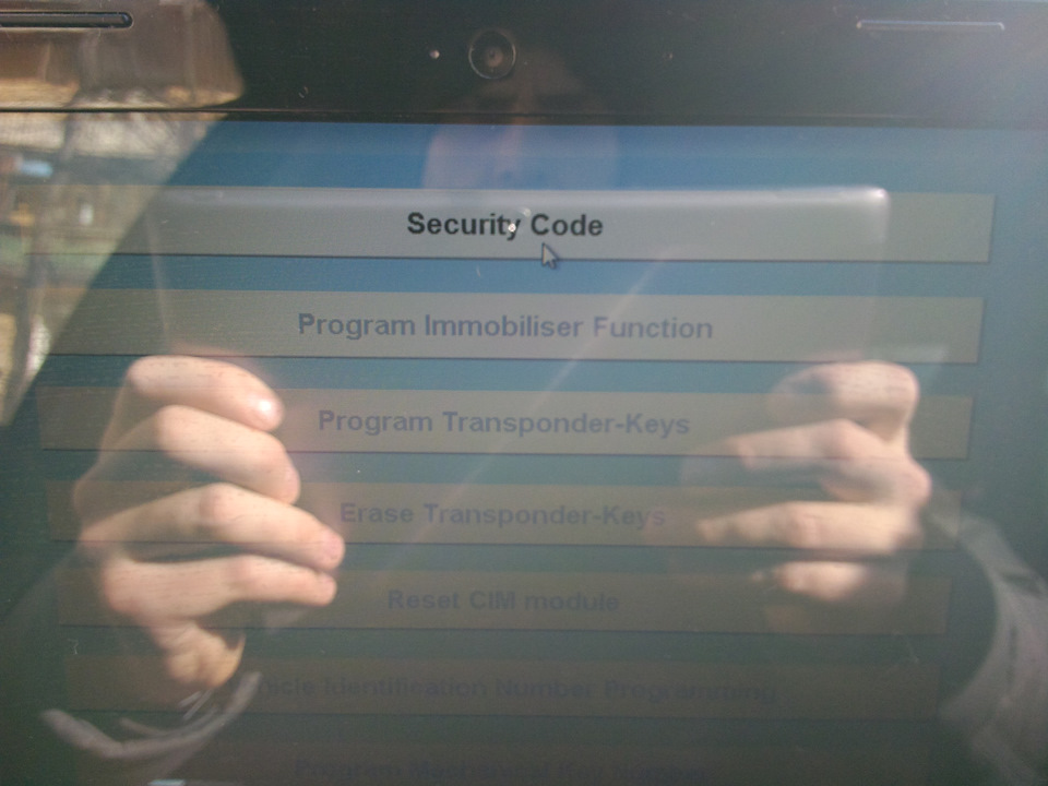 Вводим код карпасса — Opel Astra H