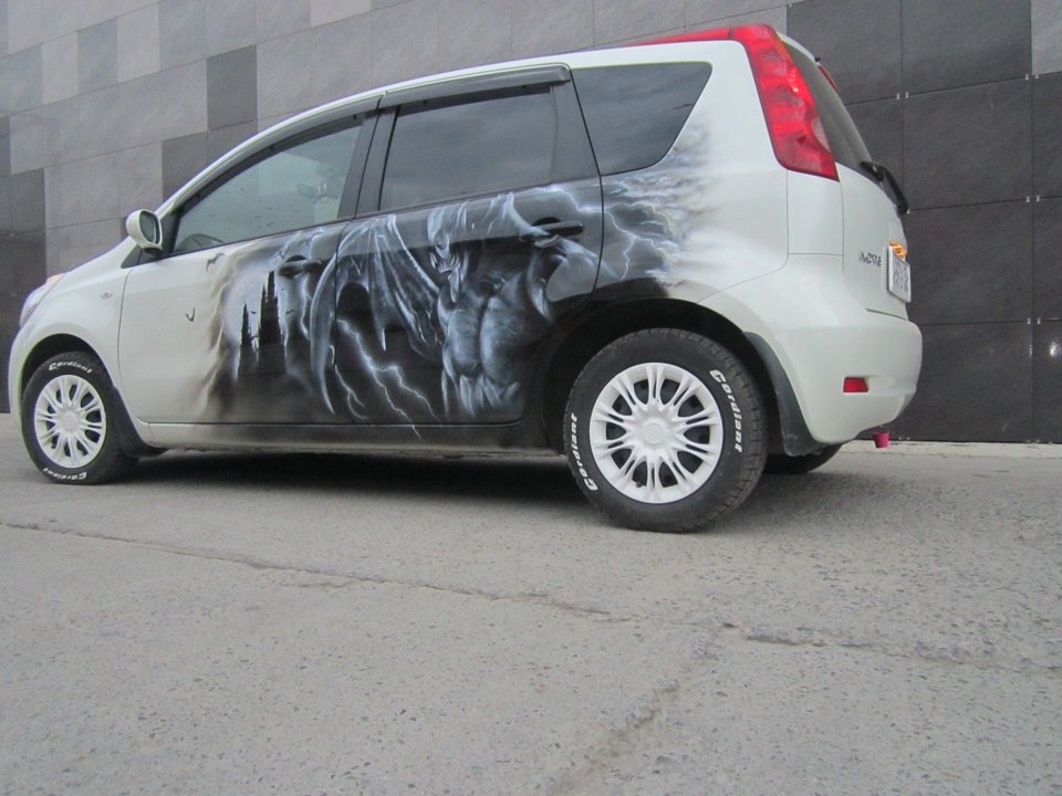 Винилография Nissan Note