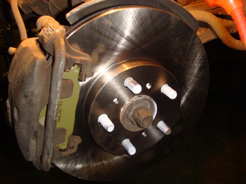Replacement of brake discs and pads - Toyota Celica 20 L 1993