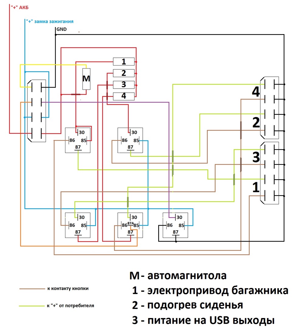 Замок зажигания 2108 схема