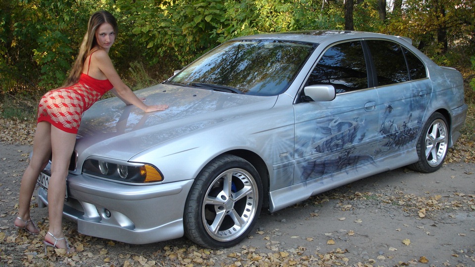 BMW e39 с девочками