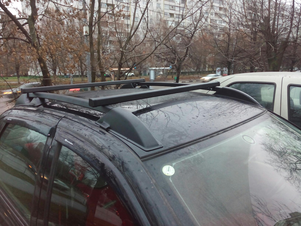 Рейлинги на крышу — Lada Калина седан, 1,6 л, 2010 года | аксессуары ...