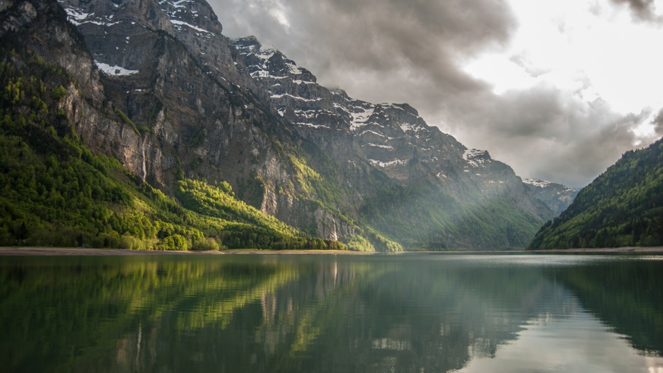 The first acquaintance with Switzerland Mountains