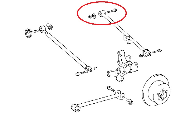Схема задней подвески лексус rx300