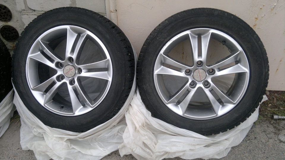 Замена летней резины на зимнюю. — Honda Civic 4D (8G), 1,8 л, 2008 года ...