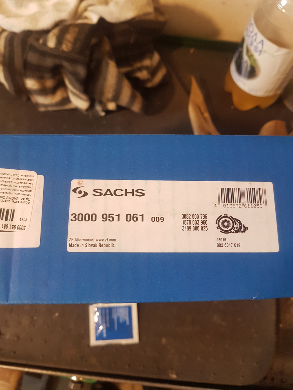 3000951061 Сцепление, комплект для AUDI, SEAT, SKODA, VW SACHS ...