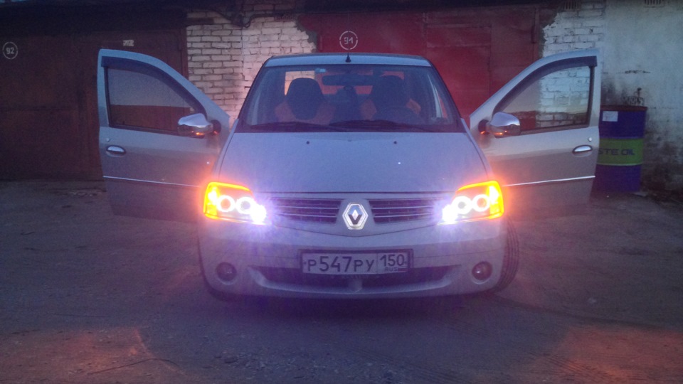renault logan переделка света фар renault logan переделка света фар