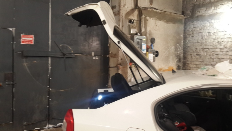 установленные упоры — Skoda Octavia A5 Mk2