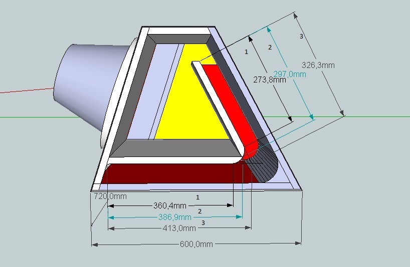 Короб alpine swr 1223d