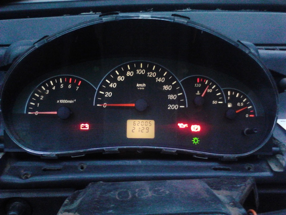 Приборная панель от Калины. Инстал) — Lada 21088, 1,5 л, 1995 года ...