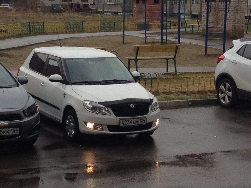 Замена ламп накаливания на диодные. — Skoda Fabia Mk2, 1,6 л, 2011 года ...