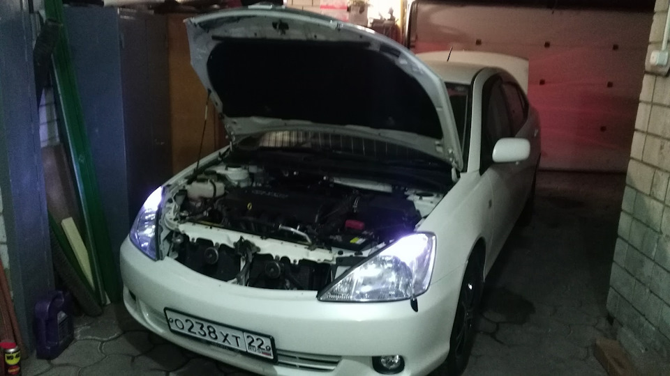 Оживление габаритной антенны в переднем бампере. — Toyota Allion (T240 ...