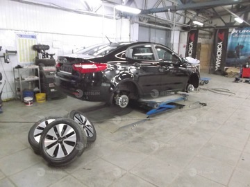 На фото не моя машина — KIA Rio (3G)