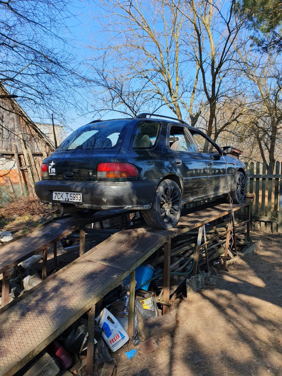 Развал-схождение, замена сайлентов в задних рычагах. — Subaru Impreza  Outback Sport, 2 л, 1998 года | своими руками | DRIVE2