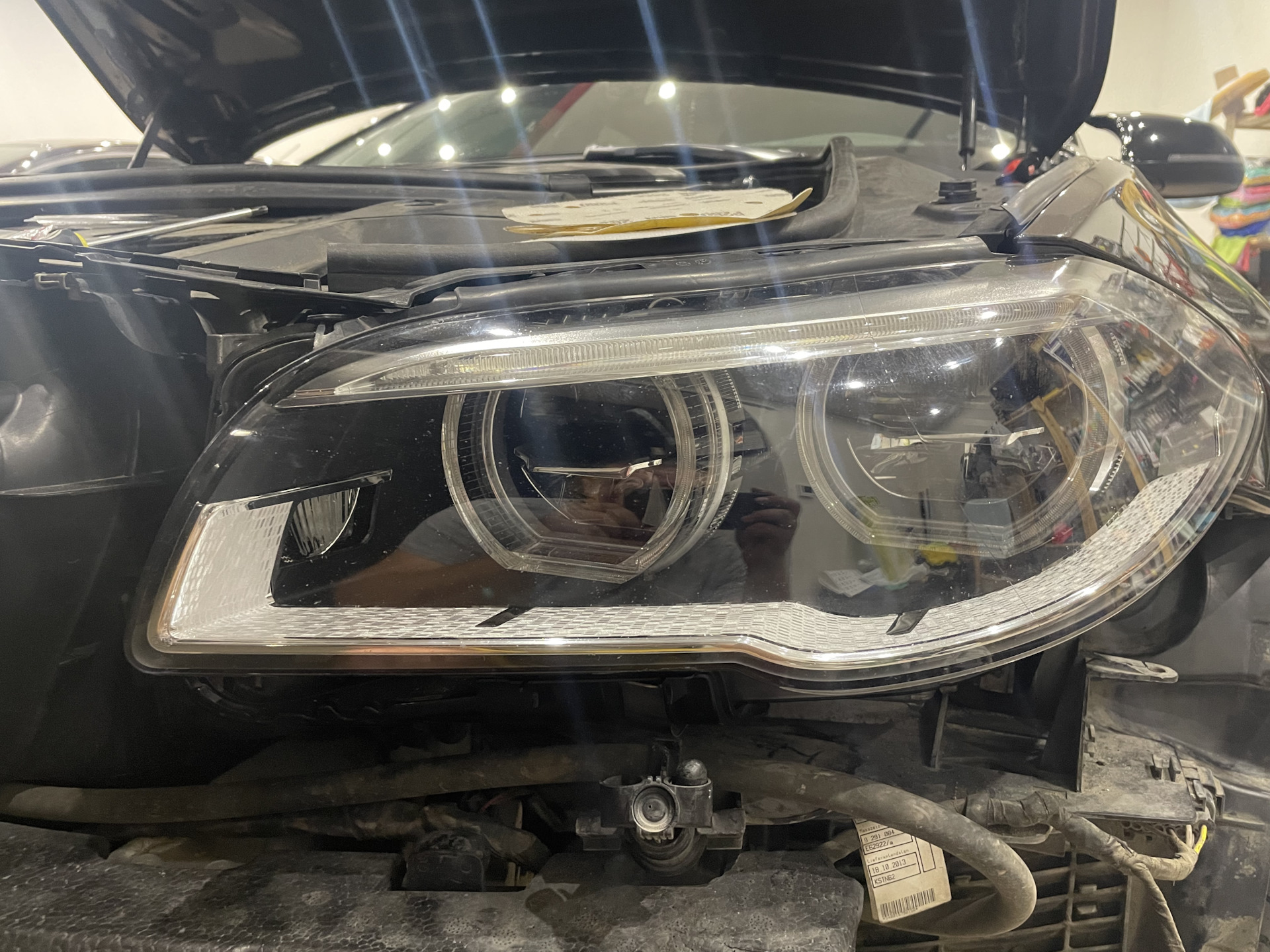 Полировка фар и бронепленка на фары и задний бампер — BMW 5 series (F10 ...