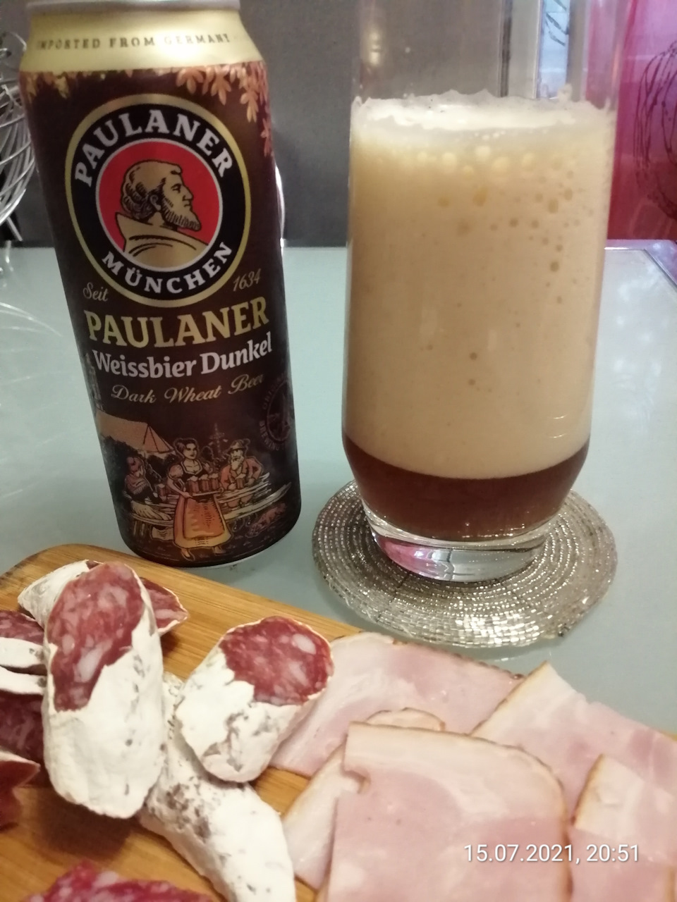 Пиво Paulaner, Hefe-Weissbier Dunkel и Paulaner, 