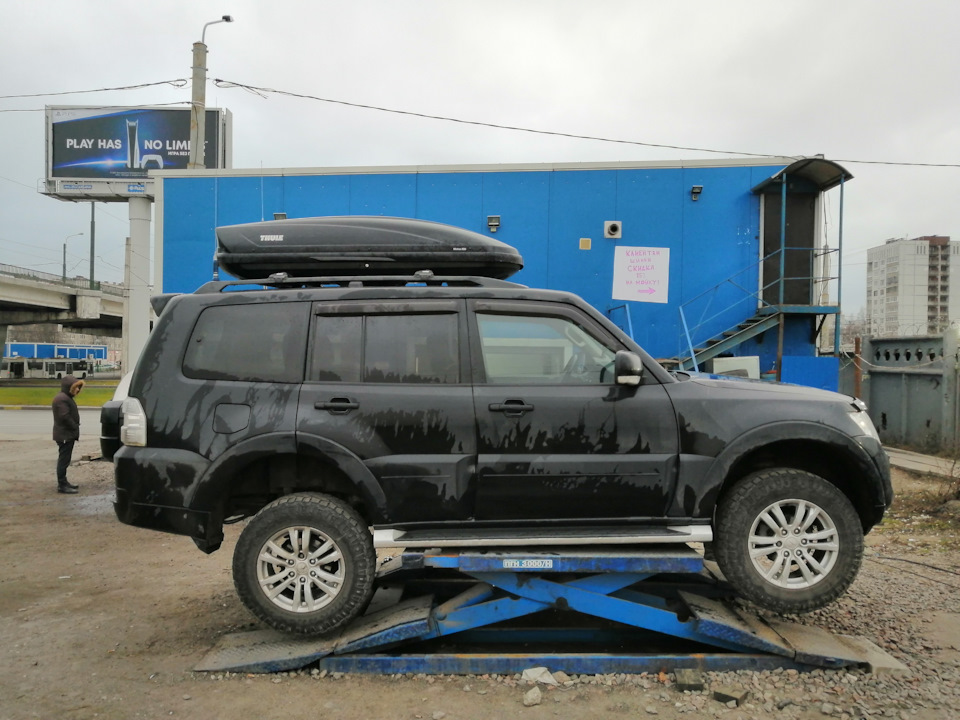 Поздний шиномонтаж — Mitsubishi Pajero (4G), 3 л, 2013 года | шины | DRIVE2