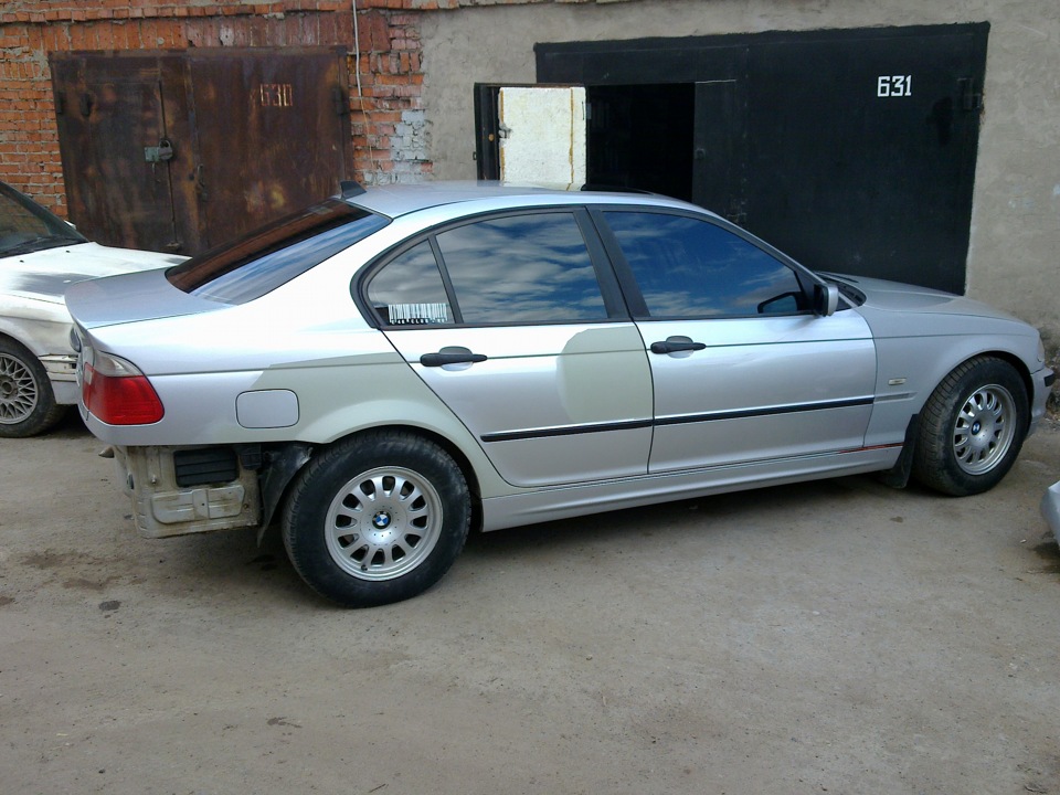 Расширение задних арок. Часть 2 — BMW 3 series (E46), 2 л., 2000 года ...