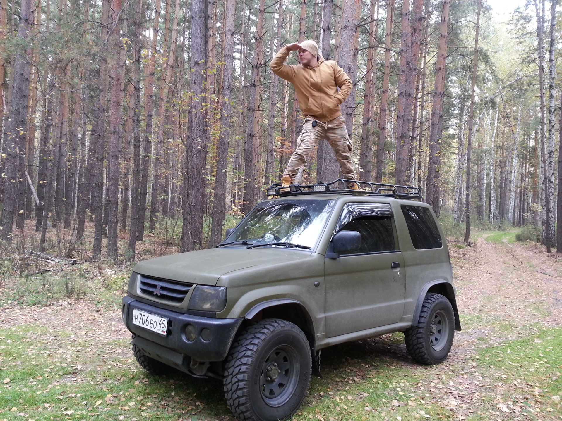 Закрытие дачного сезона. — Mitsubishi Pajero Mini (2G), 0,7 л, 1999 ...