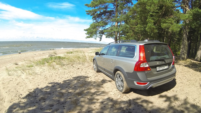 volvo xc70 езда по песку volvo xc70 езда по песку