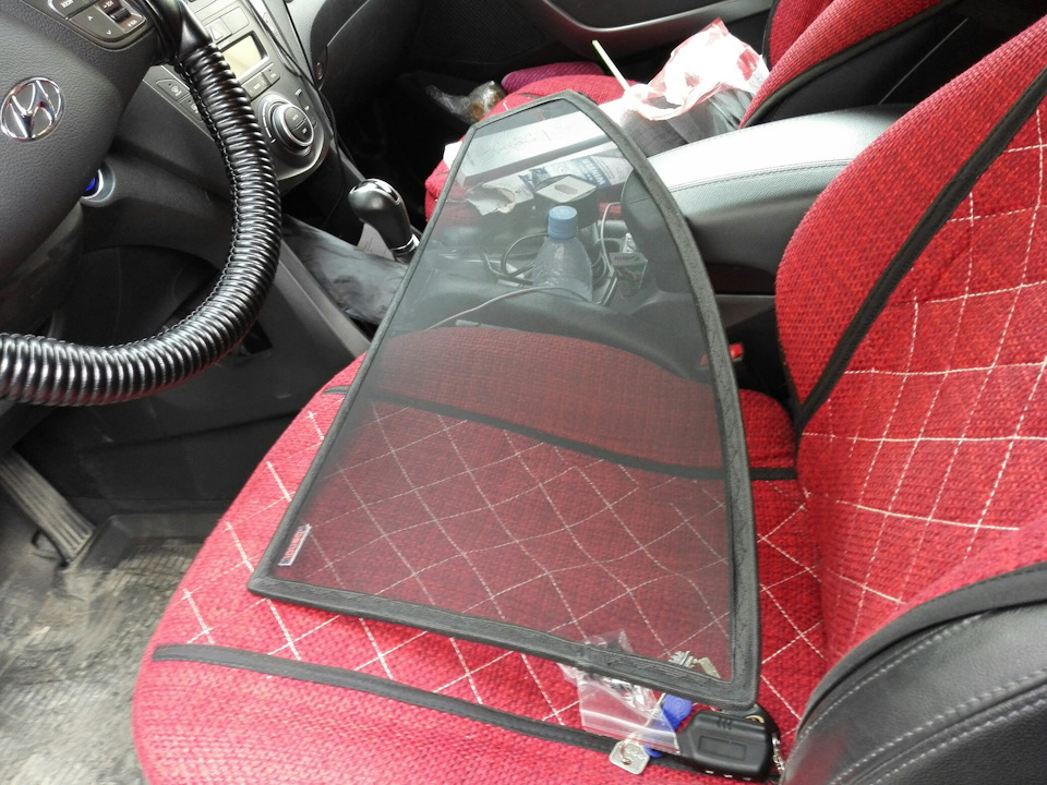 Москитные сетки — Hyundai Santa Fe (3G), 2,4 л, 2012 года | аксессуары ...