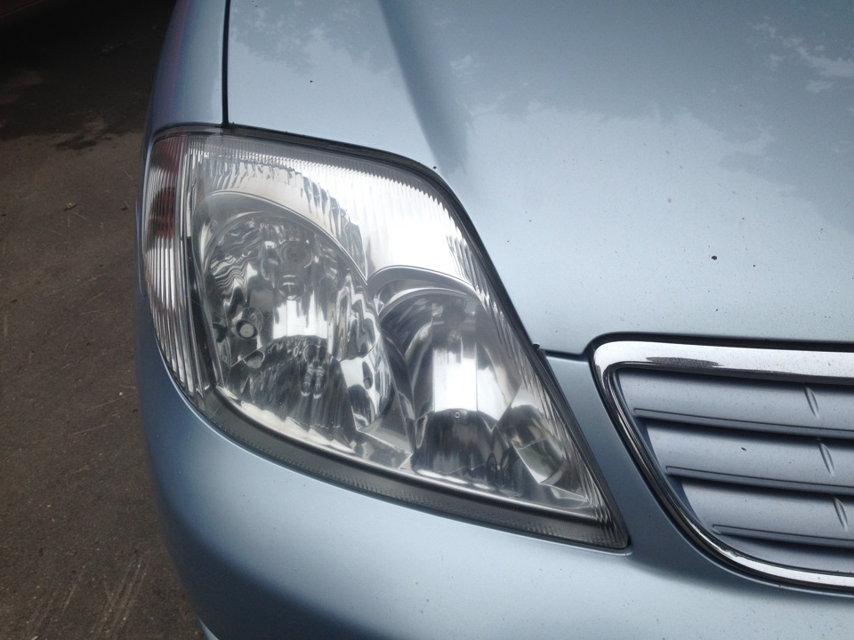 Полируем фары — Hyundai Getz, 1,6 л, 2002 года | стайлинг | DRIVE2