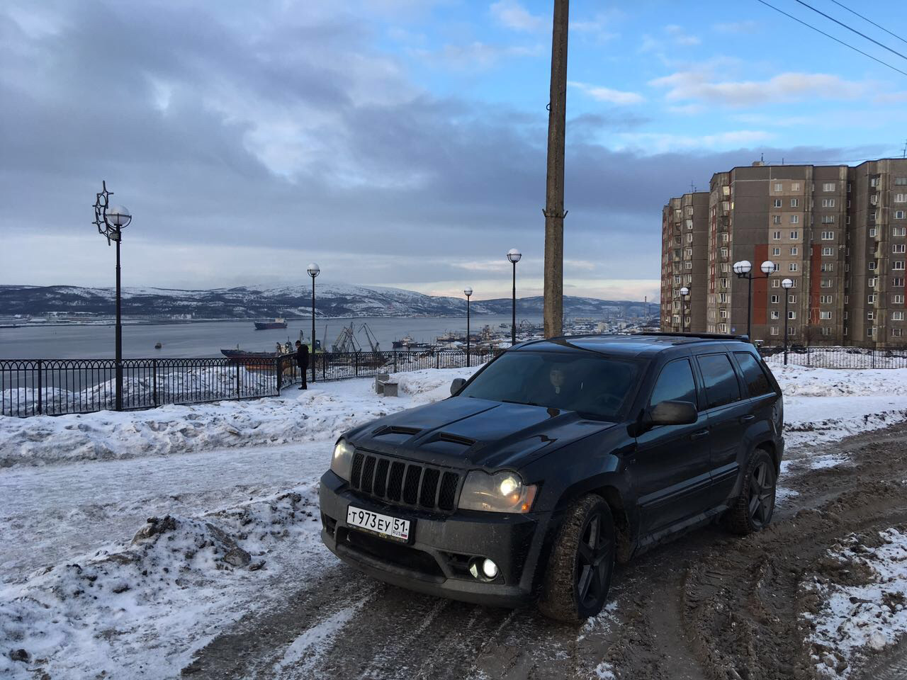 Jeep Grand Cherokee черный тонированный