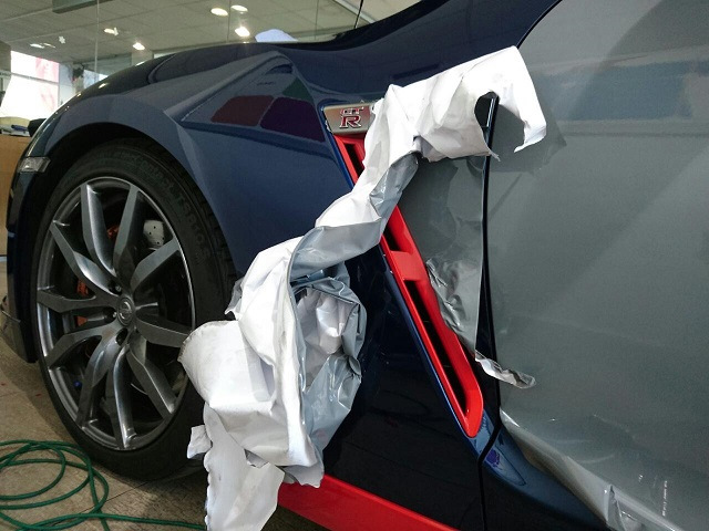 Демонтаж виниловой пленки с автомобиля Nissan GTR — AutoProTech на DRIVE2