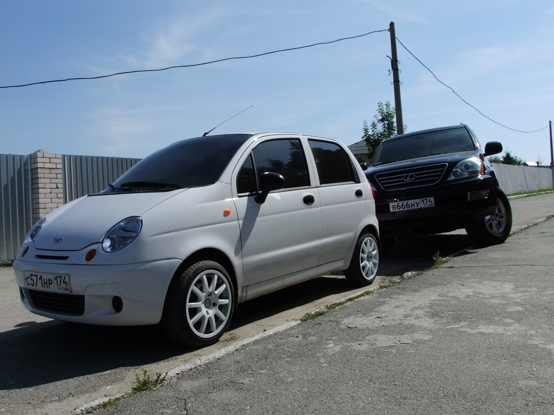 Daewoo Matiz на КРУТЫХ дисках