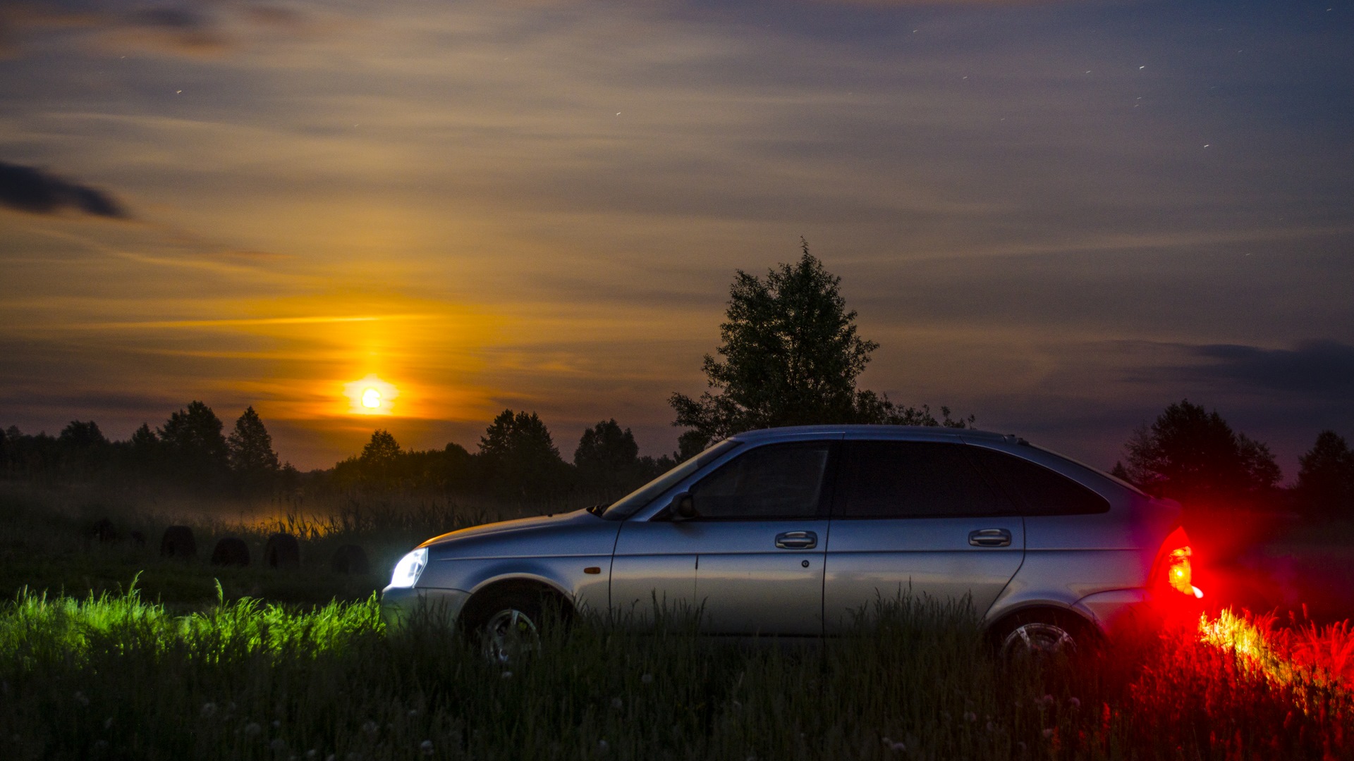 Lada Priora 2 хэтчбек закат