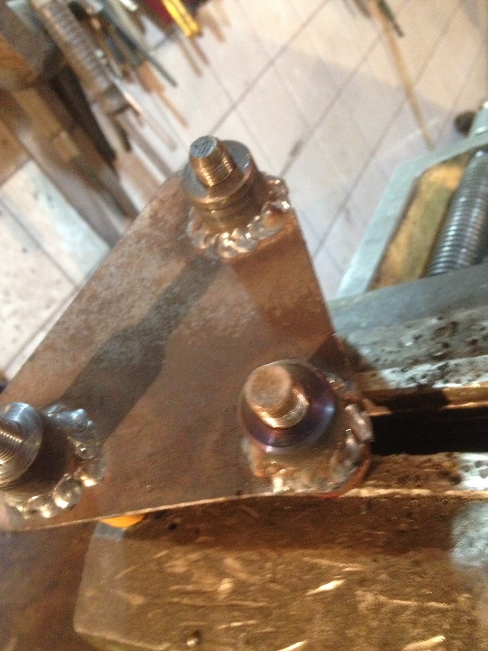 Замена крабов и площадок под них ( болты м 12) — Lada 2108, 1,5 л, 1987 ...