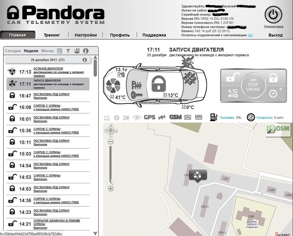 Pandora 4g 100 инструкция