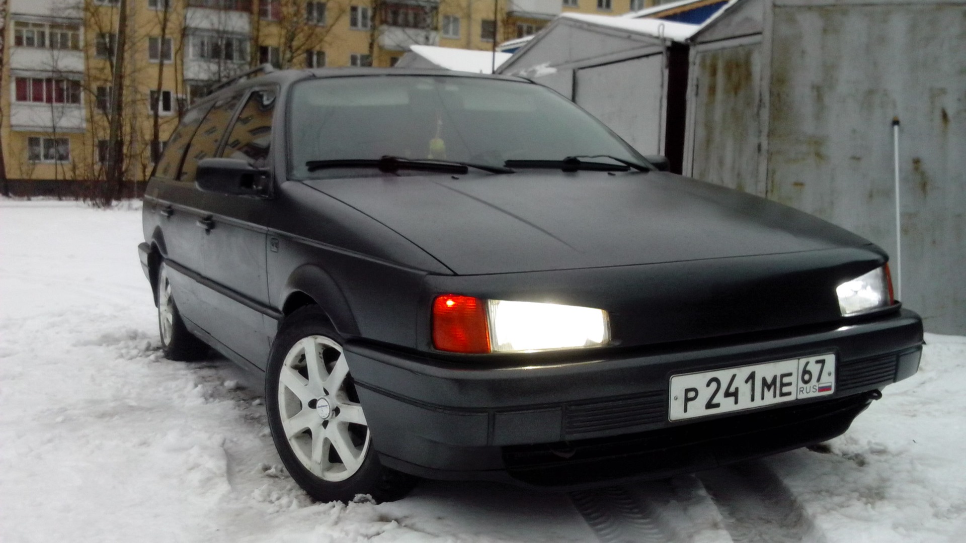 B3 Passat в краске Раптор