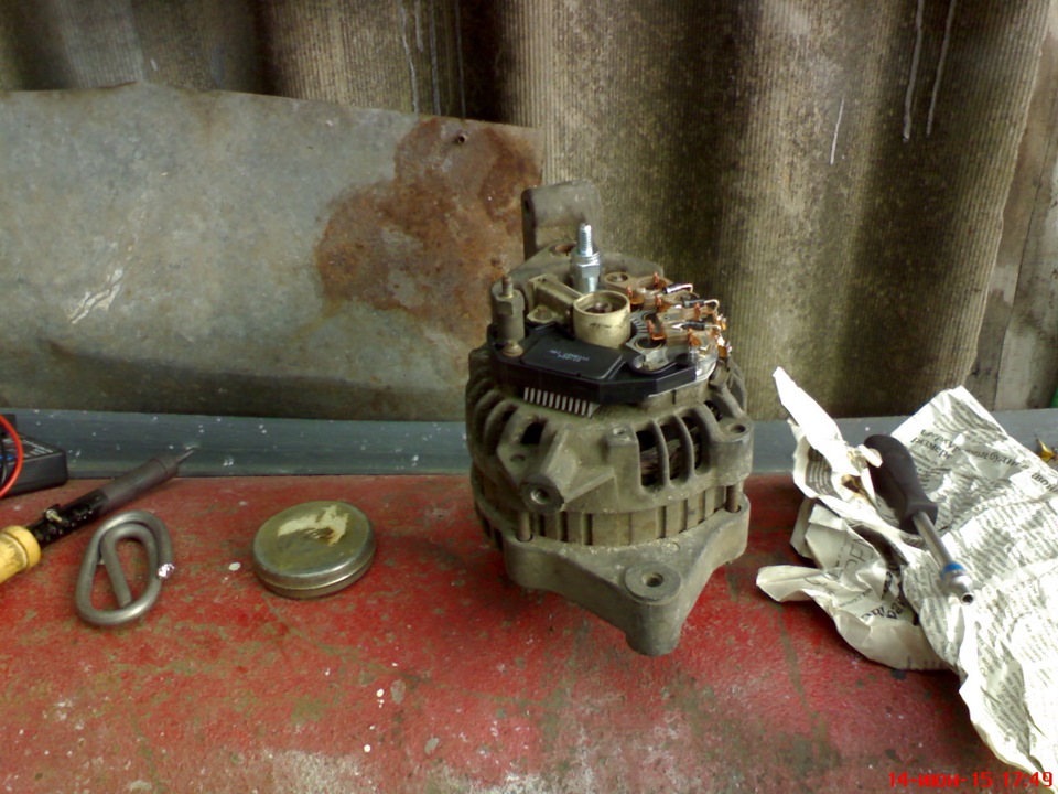 Загорелась лампочка аккумулятора. — Opel Calibra, 2 л, 1995 года ...