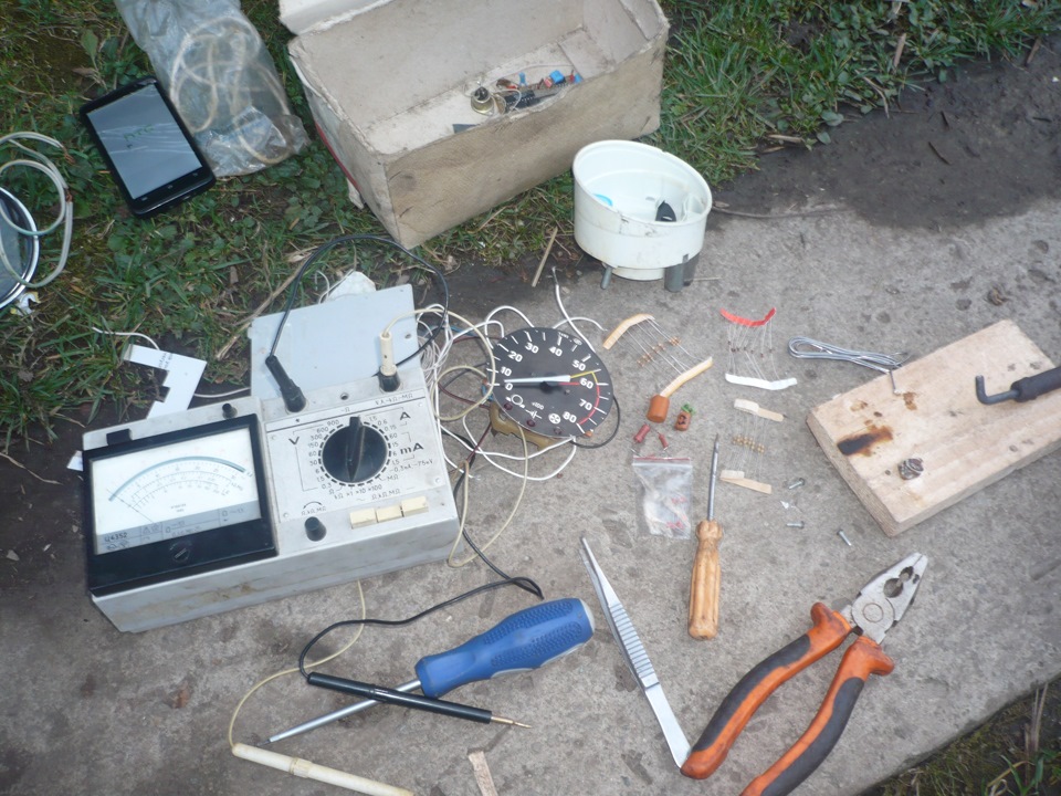 Переделка Тахометра ВАЗ 2106 — Lada 2109, 1,3 л, 1989 года ...