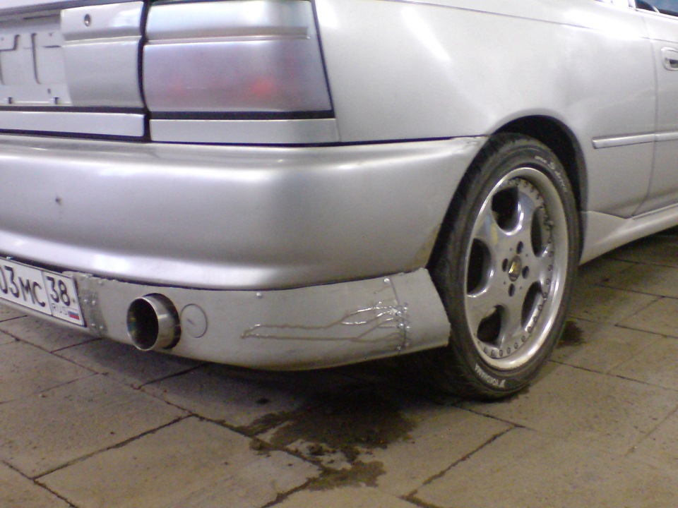 Губа на задний бампер — Toyota Corolla FX, 1,6 л, 1992 года | прикол ...