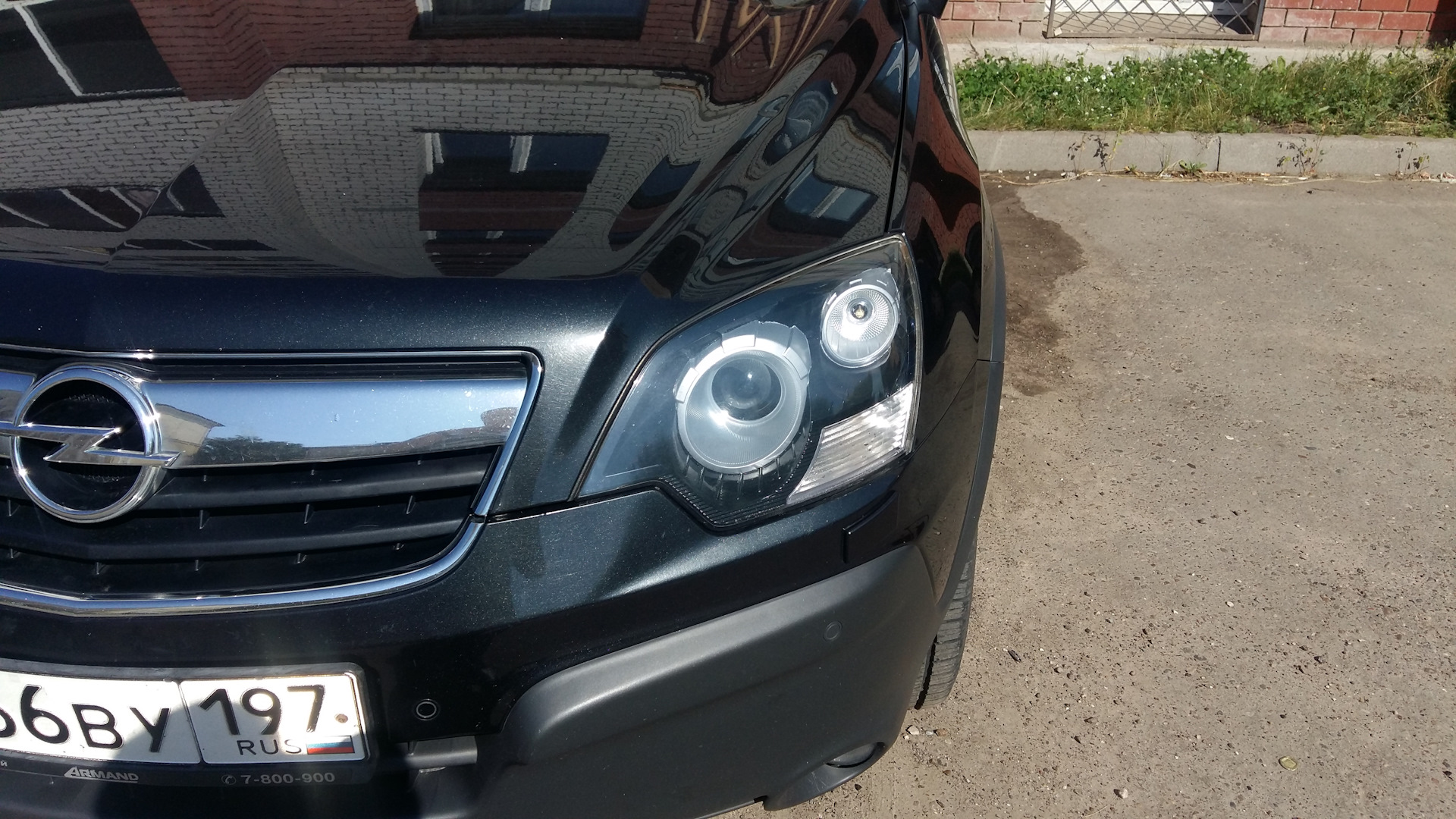Opel antara 3.2 тюнинг фар фото Покраска масок фар. - Opel Antara, 3,2 л, 2010 года стайлинг DRIVE2