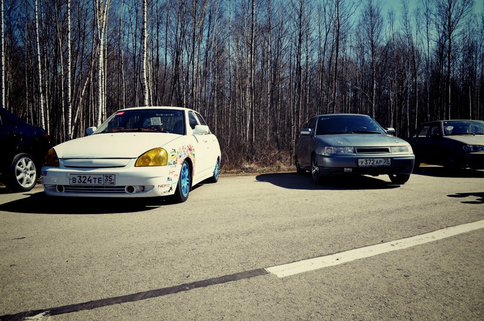 фото приорика со встречи D2 Череповец/Вологда — Lada Приора седан, 1,6 ...