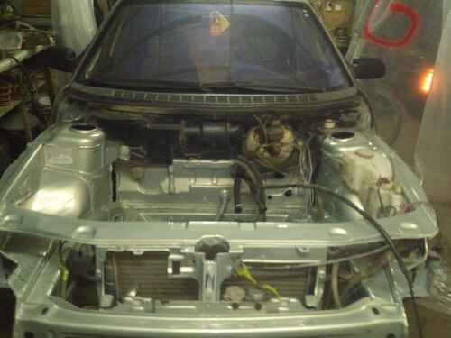 Установка пневмы part 7: установка пневмы! — Lada 21103, 1,5 л, 2001 ...