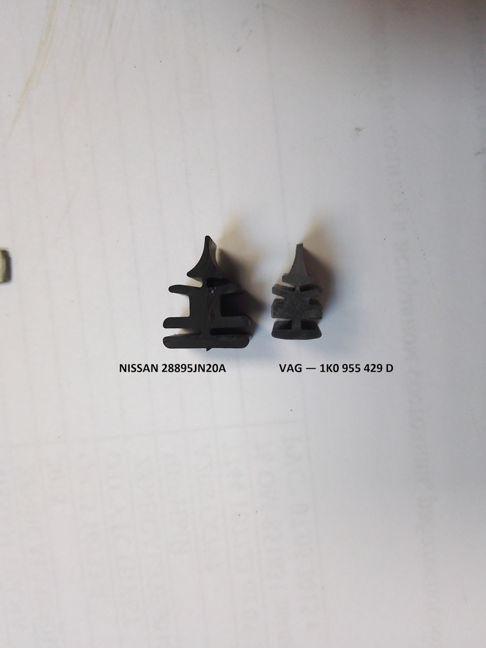 28895JN20A Резинка дворника (водительская) 650мм NISSAN INFINITI ...